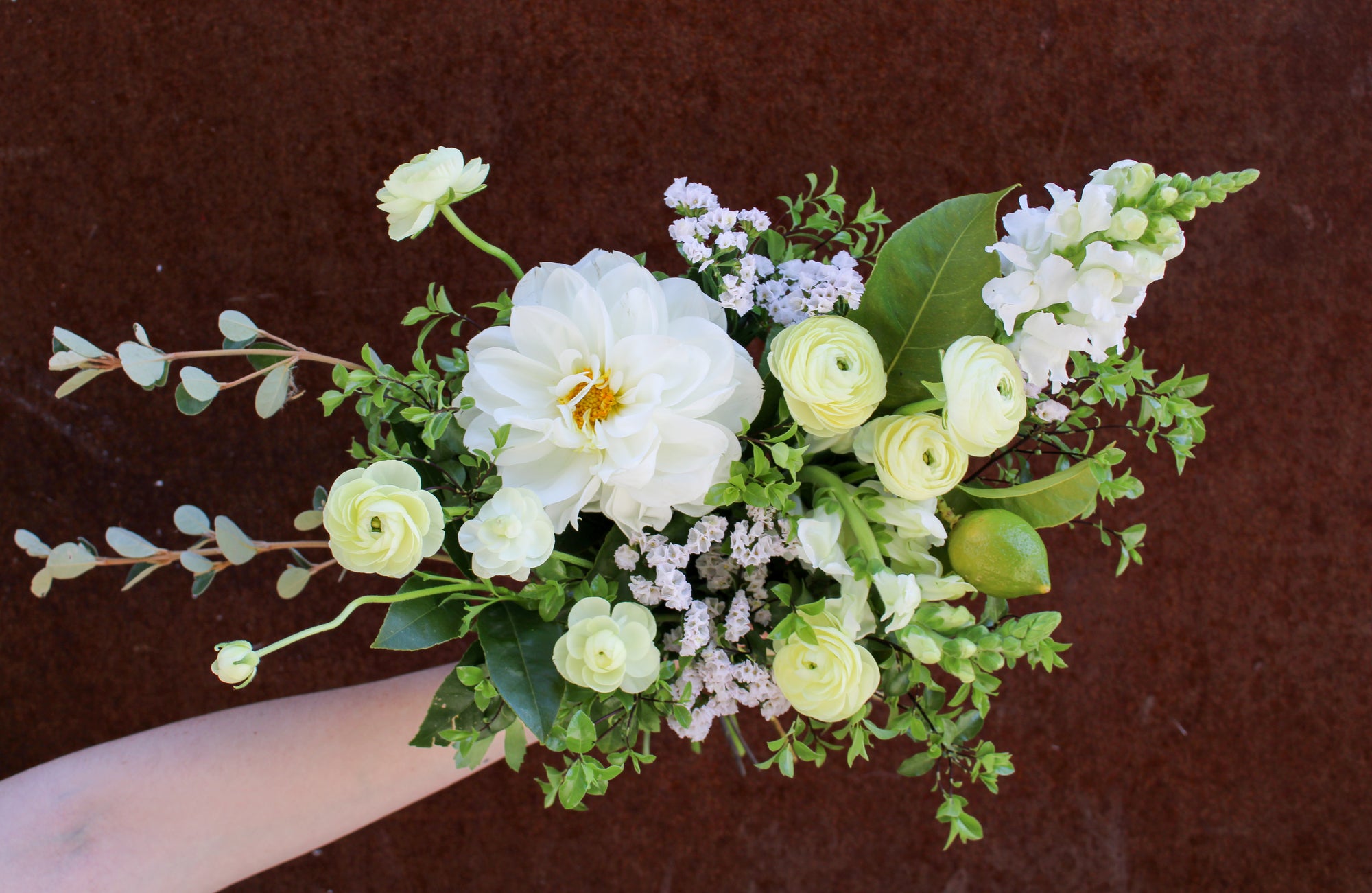 lime-bouquet-flower-delivery-canberra-spiralbotanicals